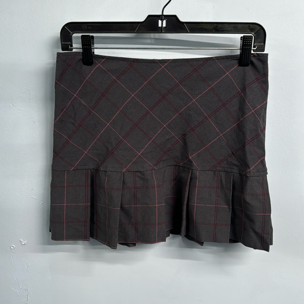 Pleated Mini Skirt